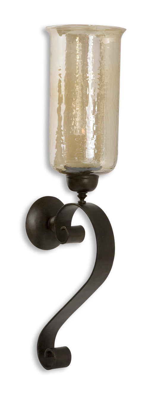 Joselyn Candle Wall Sconce in Antique Bronze - available from The Lighting Shoppe, trusted by Canadian homeowners