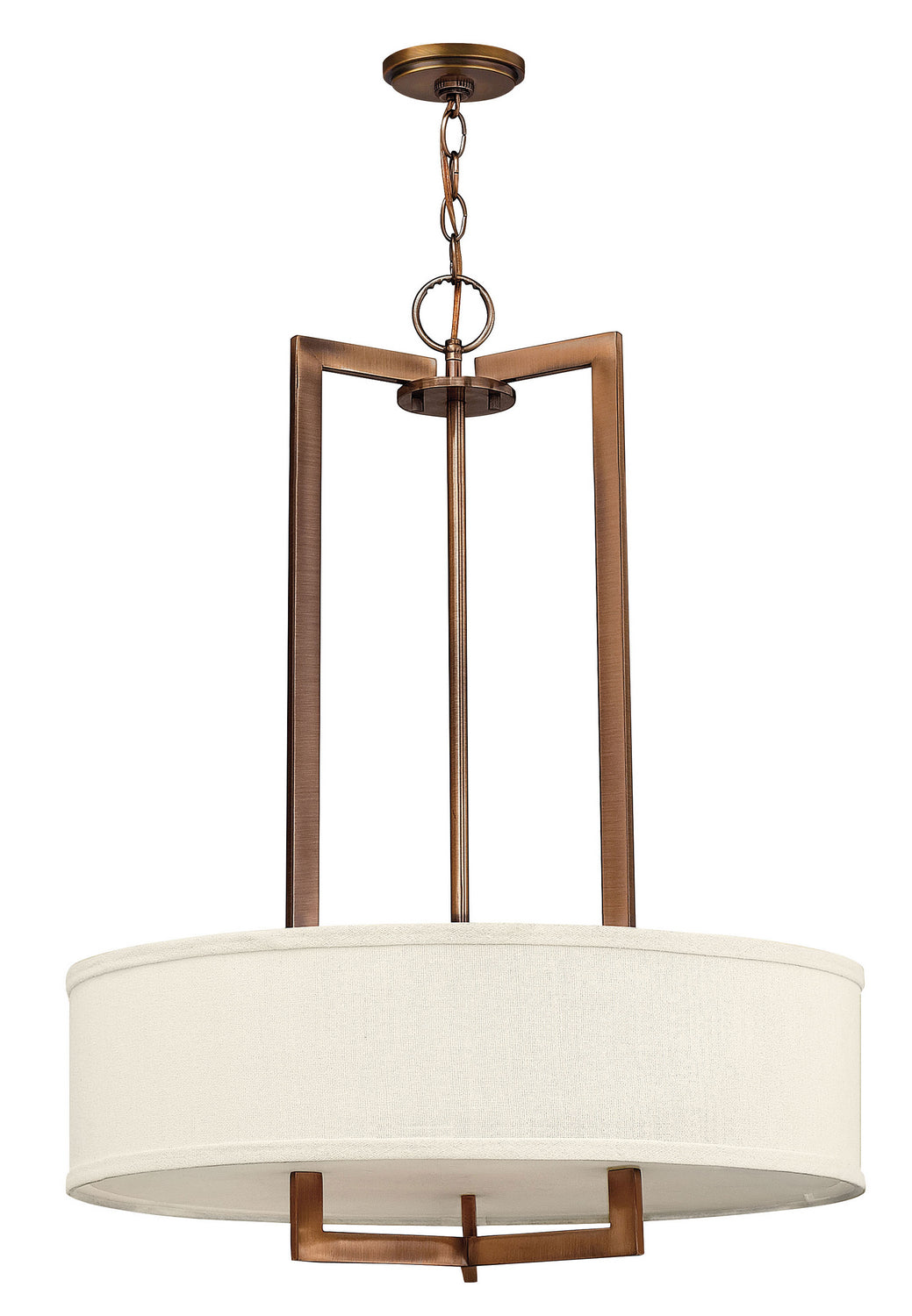 Hampton LED Chandelier in Brushed Bronze - available from The Lighting Shoppe, trusted by Canadian homeowners