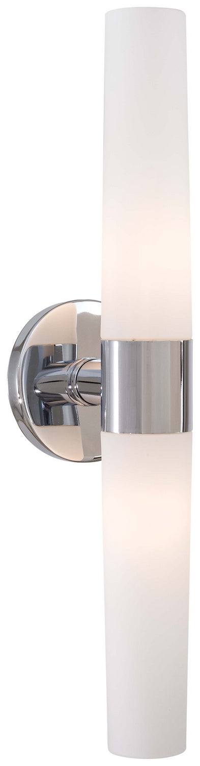 Saber Two Light Bath in Chrome - available from The Lighting Shoppe, trusted by Canadian homeowners