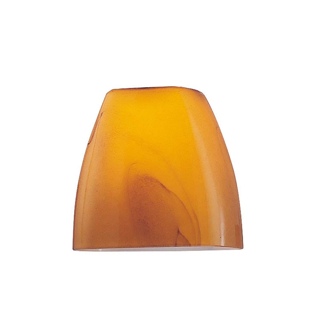 Pendant Glass Glass Shade in Amber Swirl Kendal Canada