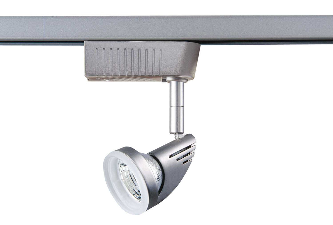 Track Cylinder One Light Track Head in Brushed Steel,Nickel or Steel Kendal Canada