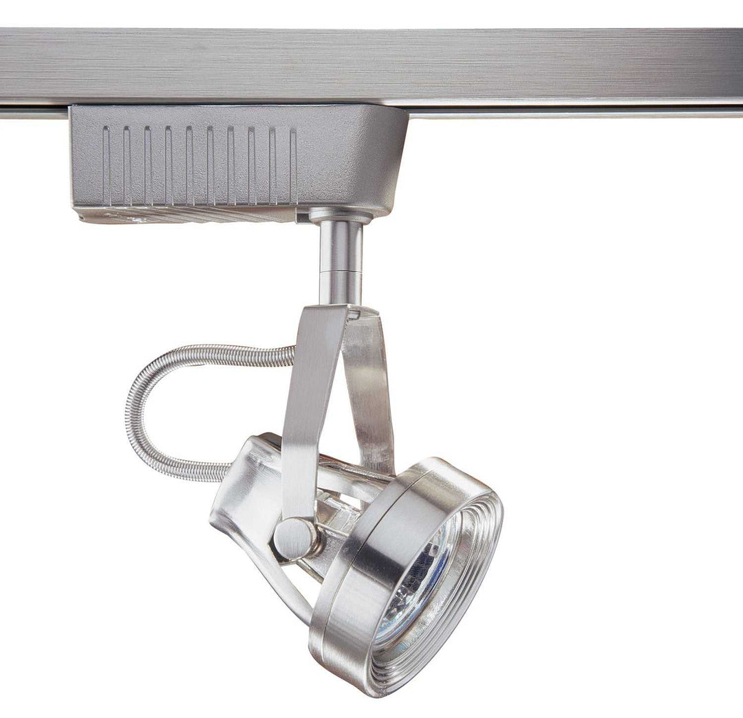 Track Cylinder One Light Track Head in Satin Nickel,Nickel or Steel Kendal Canada