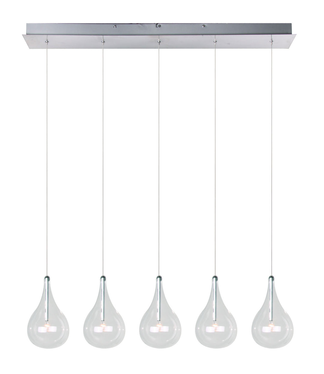 ET2 - E23115-18 - LED Pendant - Larmes - Polished Chrome