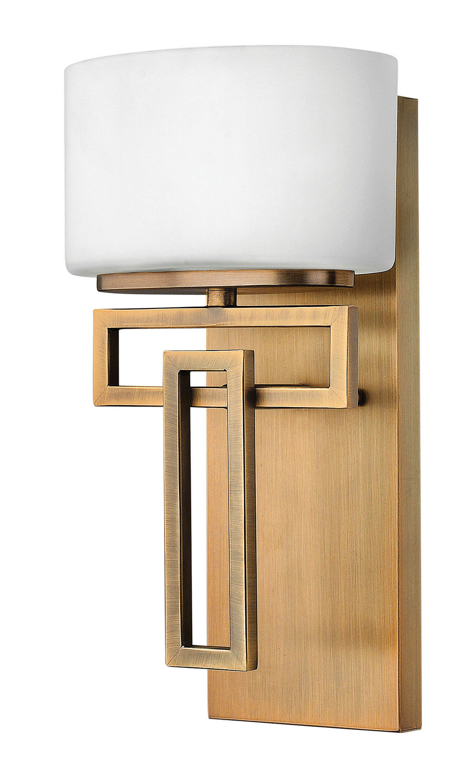 Lanza One Light Vanity in Brushed Bronze - available from The Lighting Shoppe, trusted by Canadian homeowners