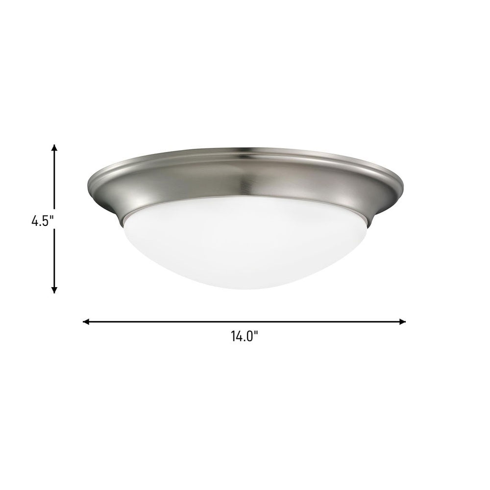 Generation Lighting Canada - 75435-962 - Two Light Flush Mount - Nash - Brushed Nickel