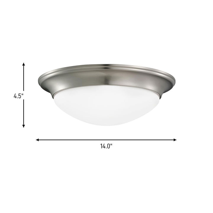 Generation Lighting Canada - 75435-962 - Two Light Flush Mount - Nash - Brushed Nickel