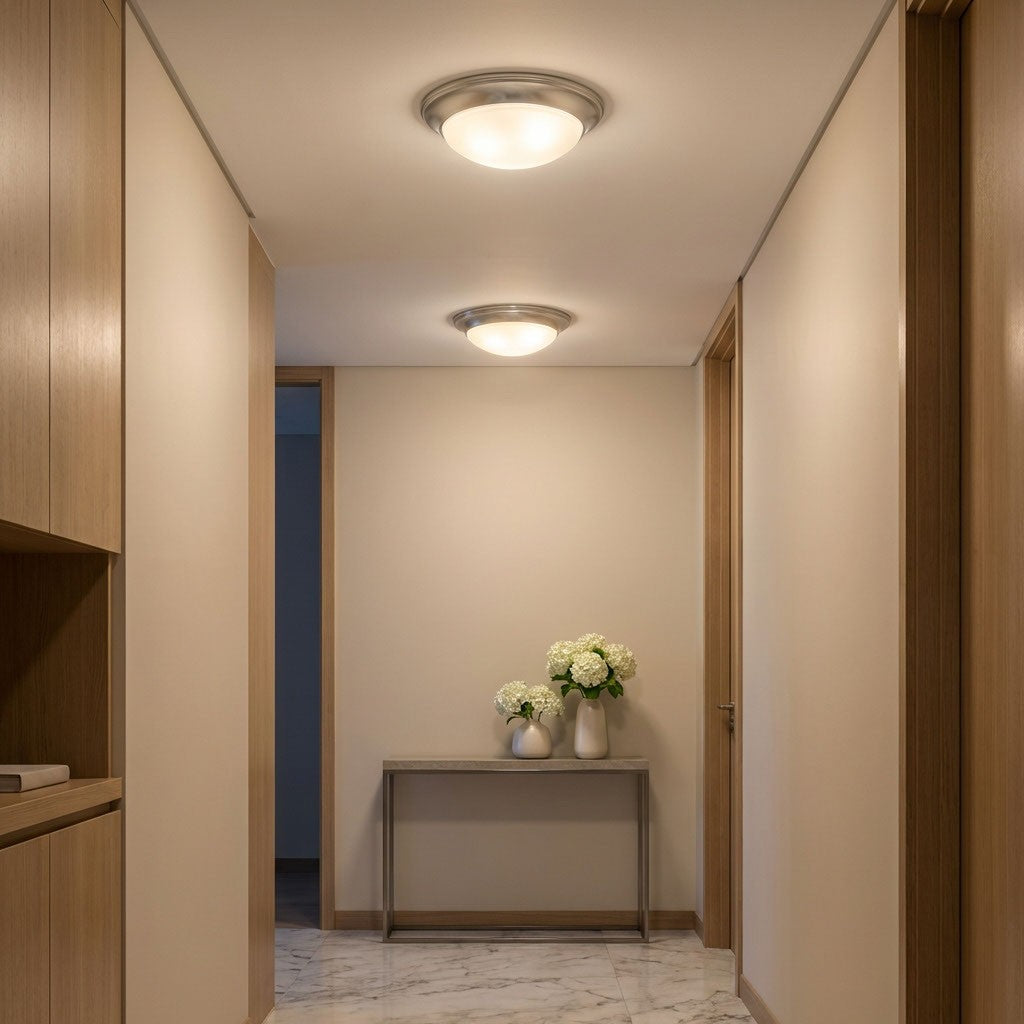 Generation Lighting Canada - 75435-962 - Two Light Flush Mount - Nash - Brushed Nickel
