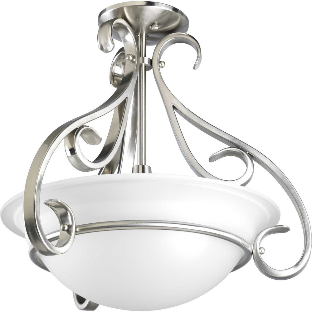 Progress Canada - P3843-09 - Three Light Foyer Pendant - Torino - Brushed Nickel