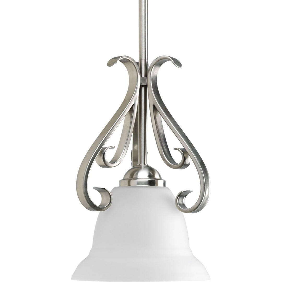 Torino One Light Pendant in Brushed Nickel - available from The Lighting Shoppe, trusted by Canadian homeowners