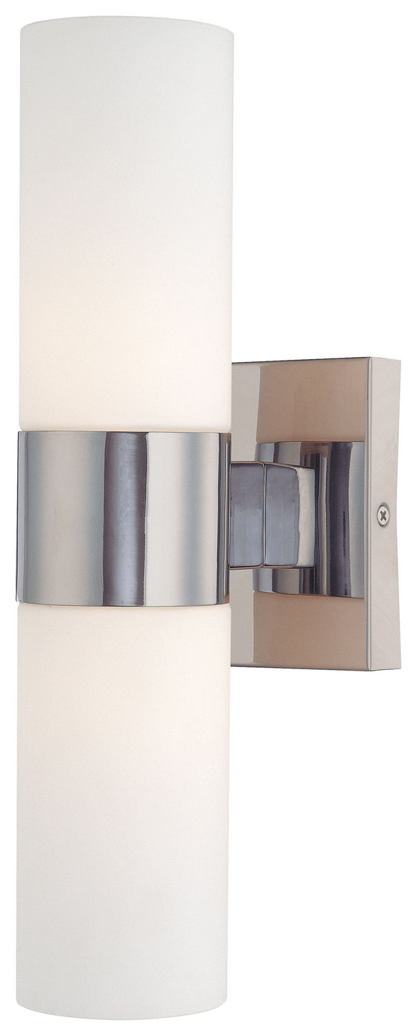 Two Light Wall Sconce in Chrome - available from The Lighting Shoppe, trusted by Canadian homeowners
