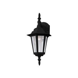 Maxim - 3002CLBK - One Light Outdoor Wall Lantern - Builder Cast - Black