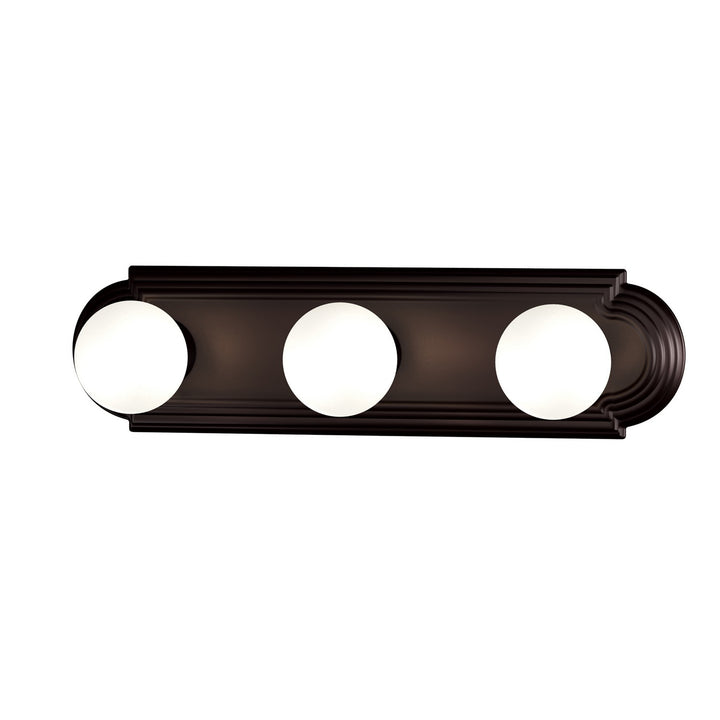 Maxim - 7123OI - Three Light Bath Vanity - Essentials - 712x - Oil Rubbed Bronze