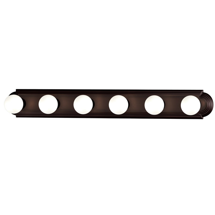 Maxim - 7126OI - Six Light Bath Vanity - Essentials - 712x - Oil Rubbed Bronze