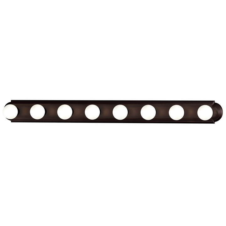 Maxim - 7128OI - Eight Light Bath Vanity - Essentials - 712x - Oil Rubbed Bronze