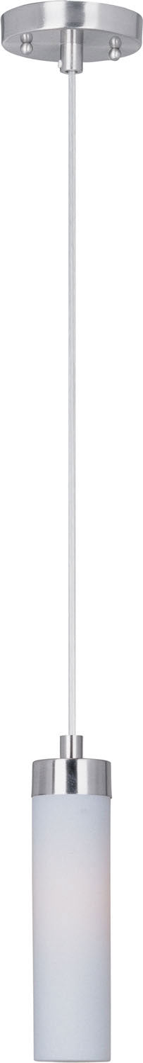 Cilandro One Light Mini Pendant in Satin Nickel - available from The Lighting Shoppe, trusted by Canadian homeowners