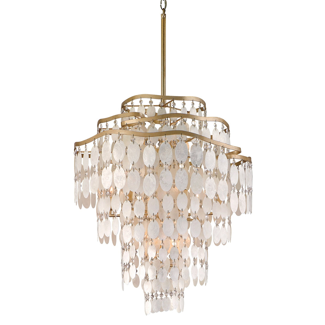 Corbett Lighting Canada - 109-412-CPL - 12 Light Chandelier - Dolce - Champagne Leaf