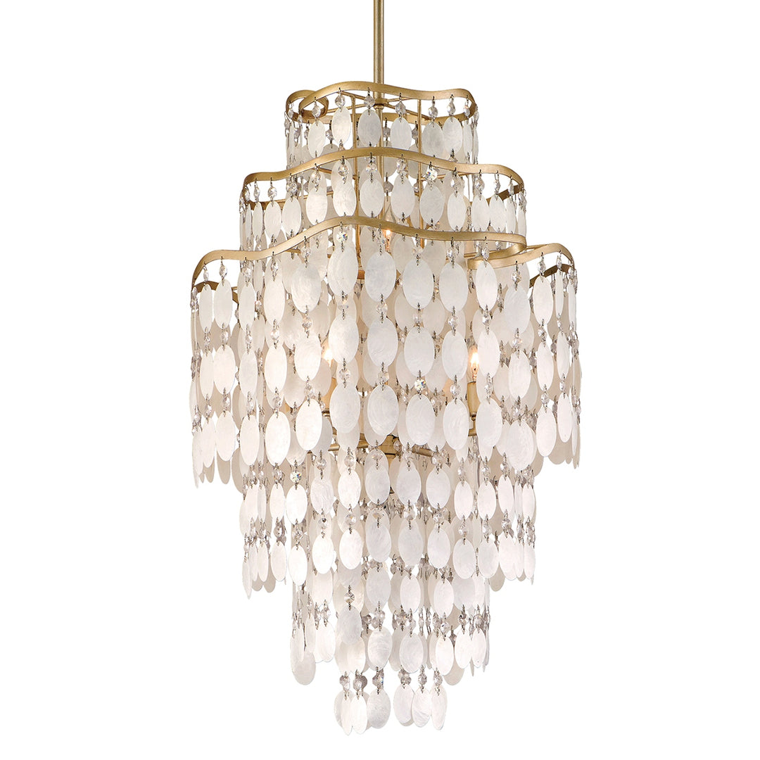Corbett Lighting Canada - 109-47-CPL - Seven Light Chandelier - Dolce - Champagne Leaf