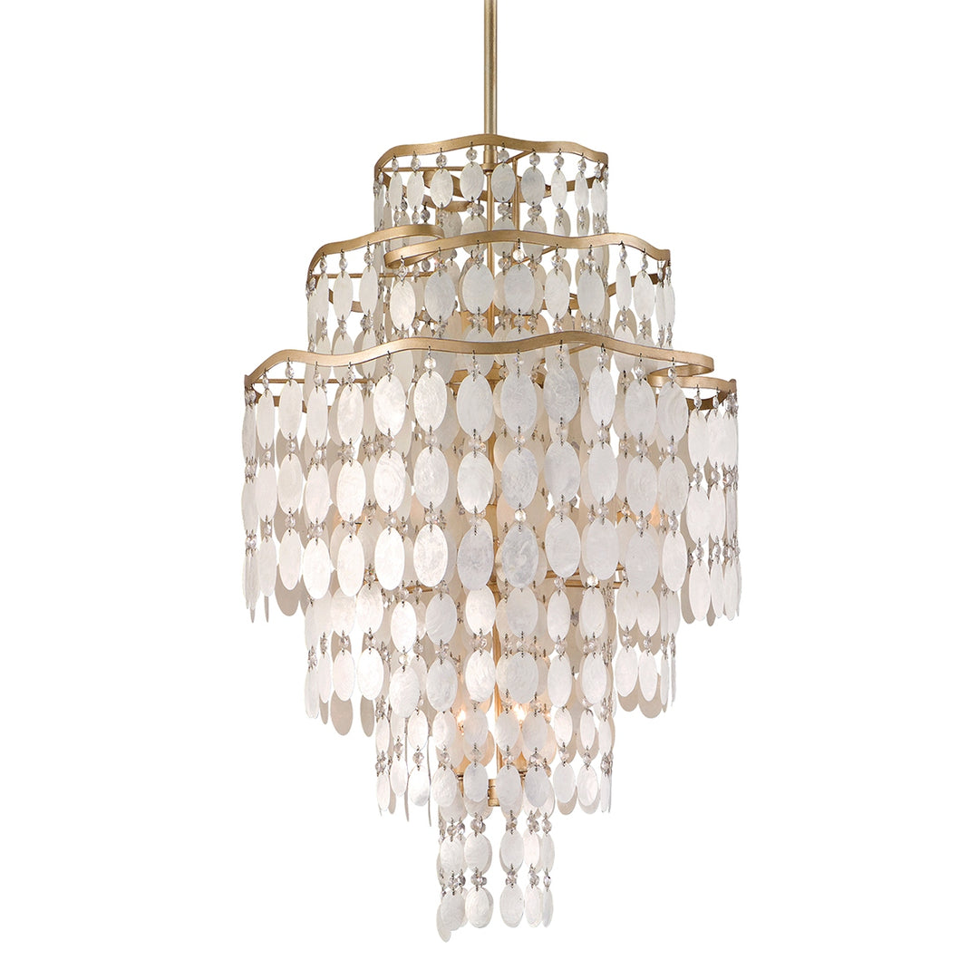 Corbett Lighting Canada - 109-712-CPL - 12 Light Chandelier - Dolce - Champagne Leaf