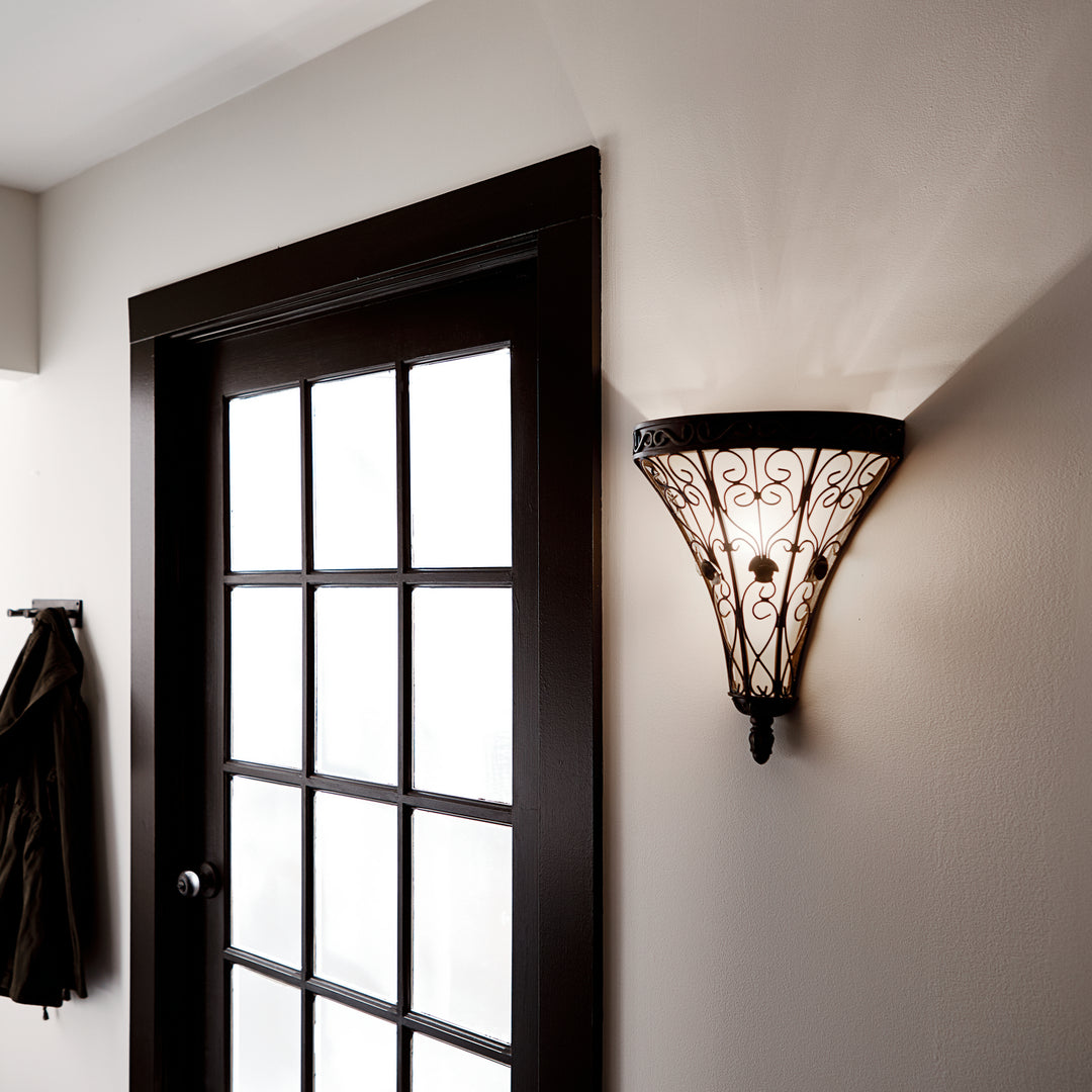 Kichler Canada - 45131TRZ - One Light Wall Sconce - Marchesa - Terrene Bronze