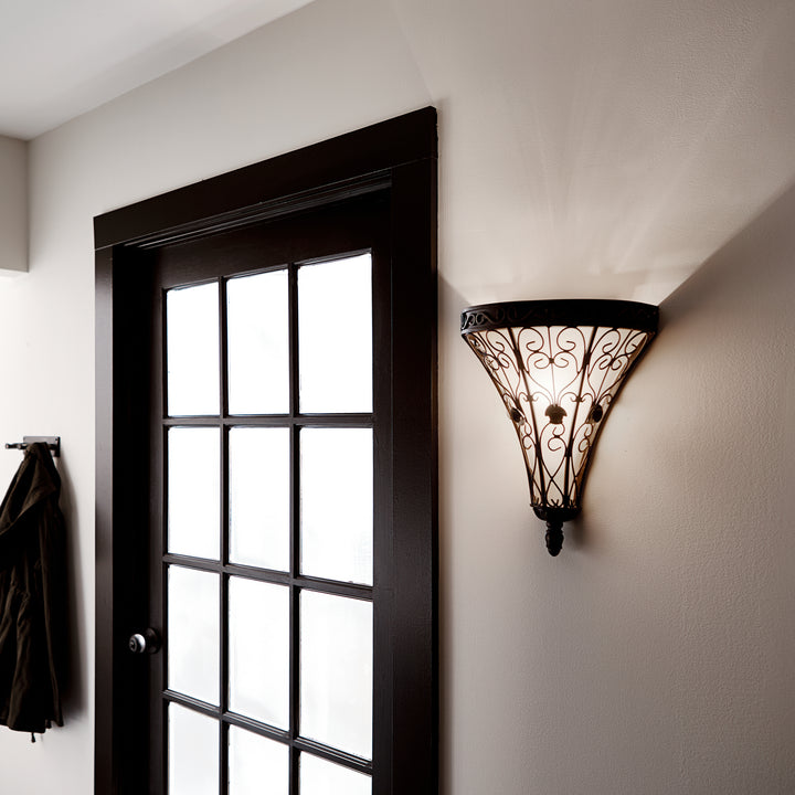 Kichler Canada - 45131TRZ - One Light Wall Sconce - Marchesa - Terrene Bronze
