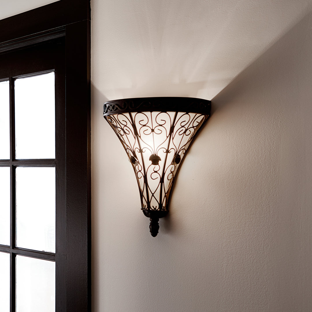 Kichler Canada - 45131TRZ - One Light Wall Sconce - Marchesa - Terrene Bronze