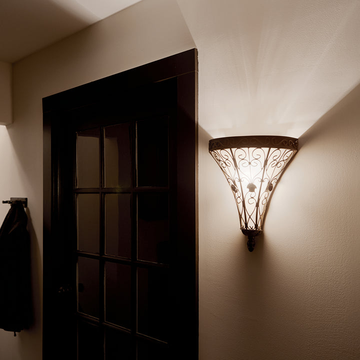 Kichler Canada - 45131TRZ - One Light Wall Sconce - Marchesa - Terrene Bronze