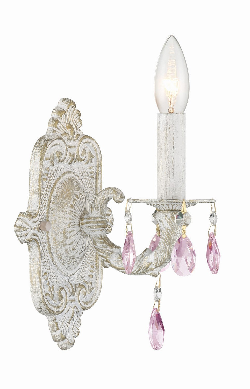 Paris Market One Light Wall Sconce in Antique White - available from The Lighting Shoppe, trusted by Canadian homeowners