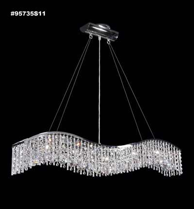 Fashionable Broadway Five Light Chandelier in Silver James R. Moder Canada