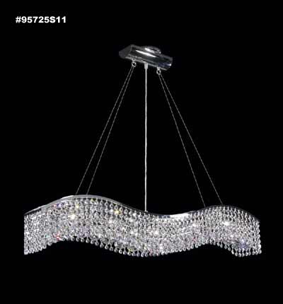 Fashionable Broadway Five Light Chandelier in Silver James R. Moder Canada