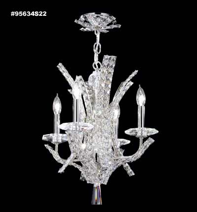 Eclipse Fashion Four Light Pendant in Silver James R. Moder Canada