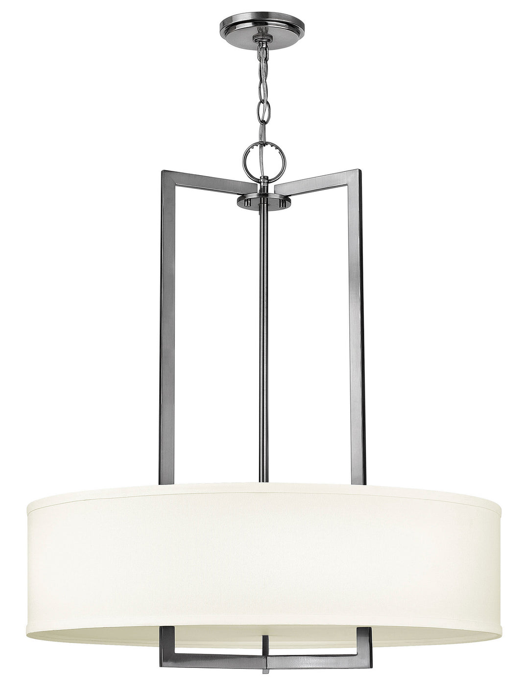Hampton LED Chandelier in Antique Nickel - available from The Lighting Shoppe, trusted by Canadian homeowners