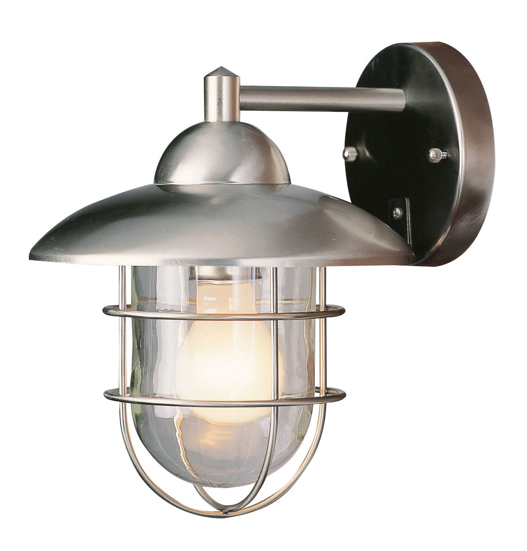 Gull One Light Wall Lantern in Steel - available from The Lighting Shoppe, trusted by Canadian homeowners