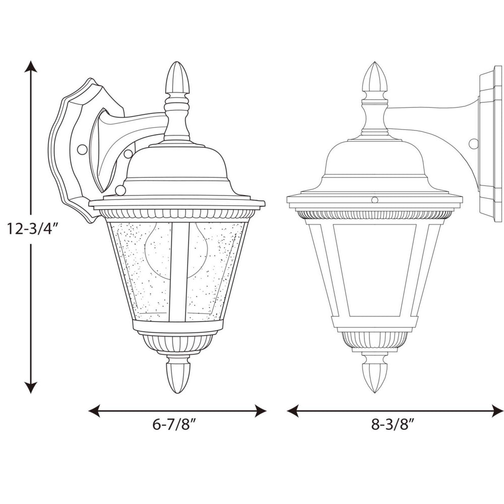 Progress Canada - P5862-20 - One Light Wall Lantern - Westport - Antique Bronze
