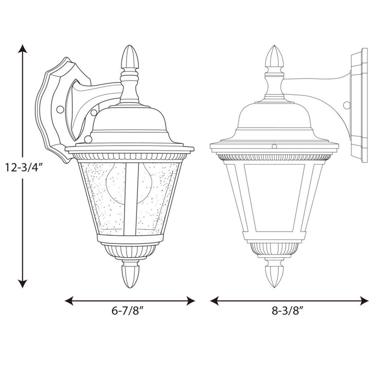 Progress Canada - P5862-20 - One Light Wall Lantern - Westport - Antique Bronze