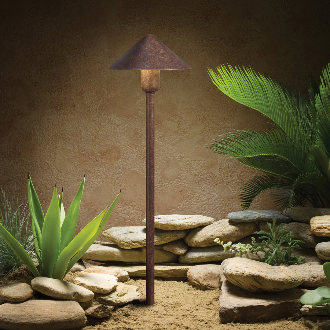 Kichler Canada - 15439TZT - One Light Path & Spread - Textured Tannery Bronze