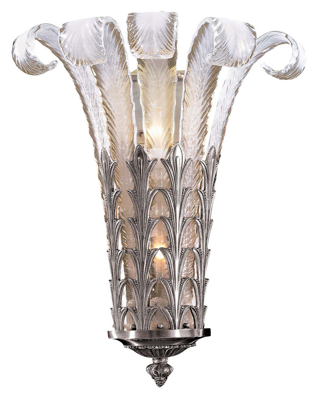 Metropolitan Family Two Light Wall Sconce in Platinum - available from The Lighting Shoppe, trusted by Canadian homeowners