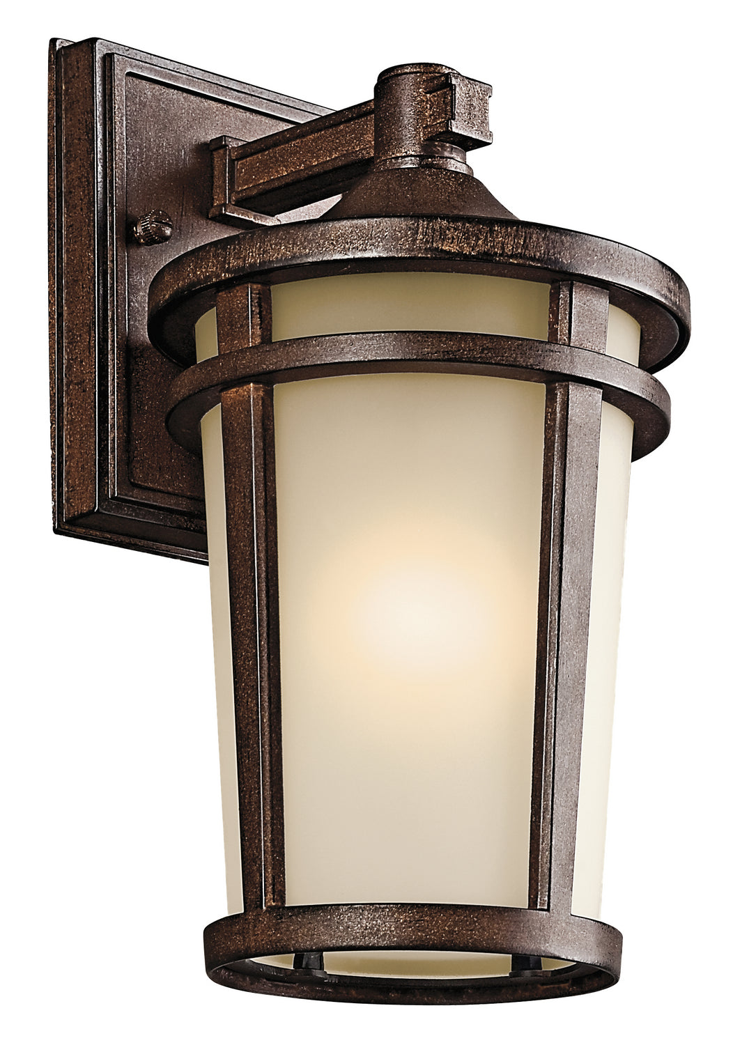 Kichler Canada - 49071BST - One Light Outdoor Wall Mount - Atwood - Brown Stone