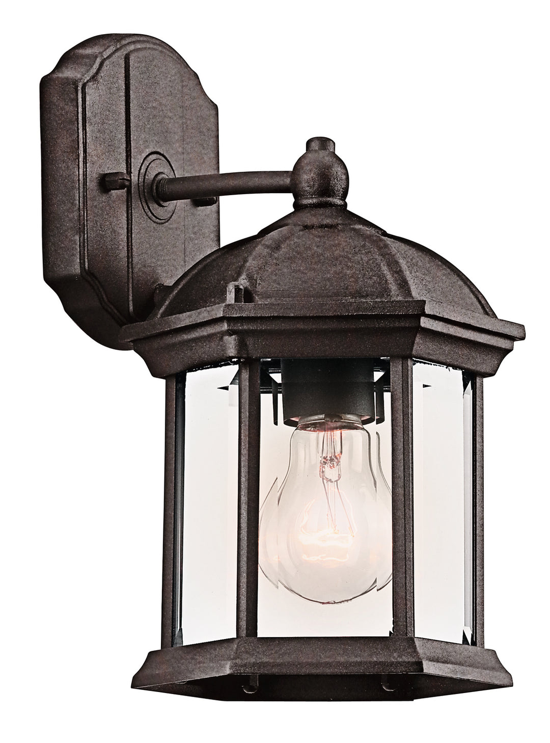 Kichler Canada - 49183TZ - One Light Outdoor Wall Mount - Barrie - Tannery Bronze