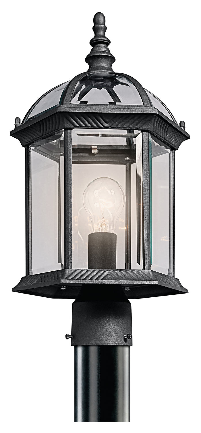 Kichler Canada - 49187BK - One Light Outdoor Post Mount - Barrie - Black