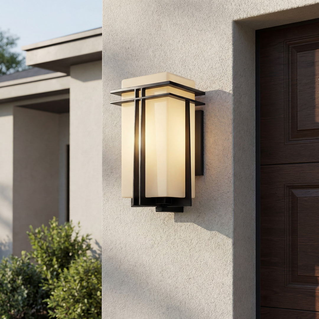 Kichler Canada - 49201BK - One Light Outdoor Wall Mount - Tremillo - Black