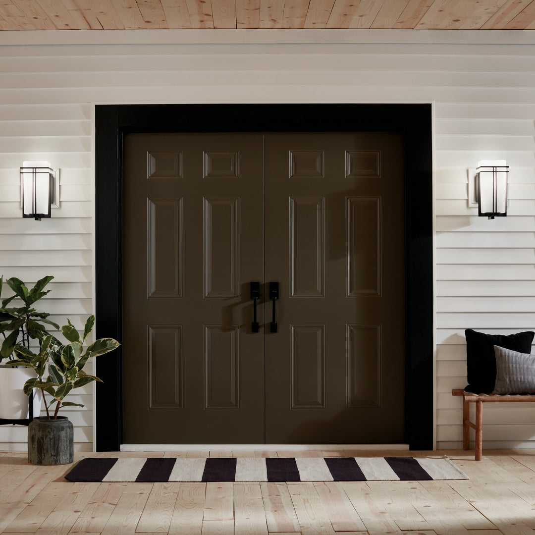 Kichler Canada - 49201BK - One Light Outdoor Wall Mount - Tremillo - Black