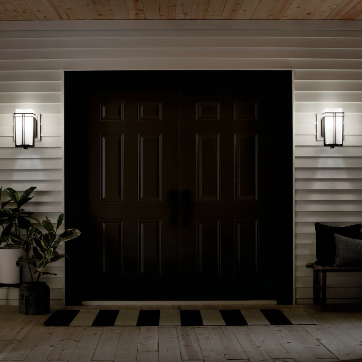 Kichler Canada - 49201BK - One Light Outdoor Wall Mount - Tremillo - Black