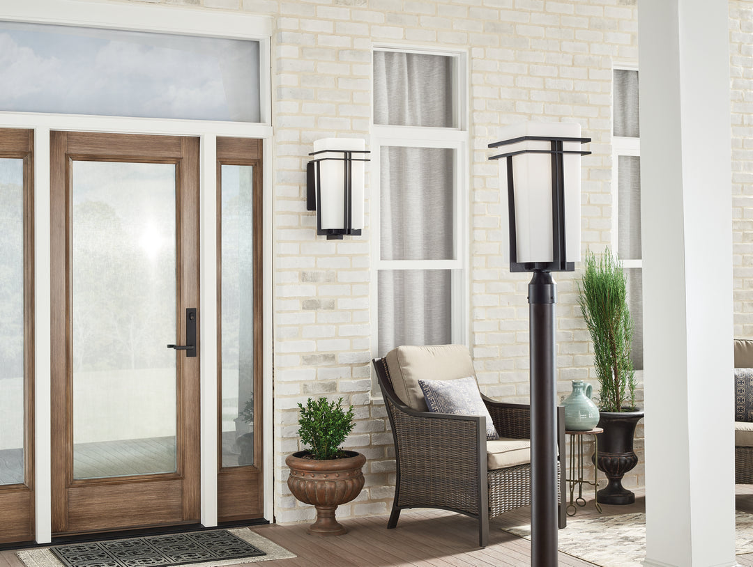 Kichler Canada - 49207BK - One Light Outdoor Post Mount - Tremillo - Black