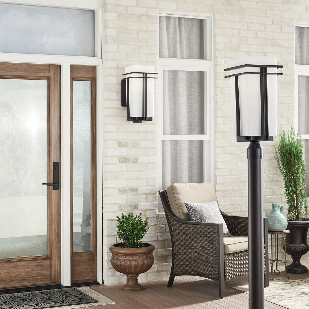 Kichler Canada - 49207BK - One Light Outdoor Post Mount - Tremillo - Black