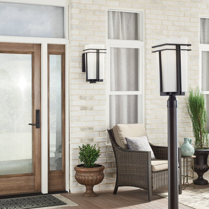 Kichler Canada - 49207BK - One Light Outdoor Post Mount - Tremillo - Black