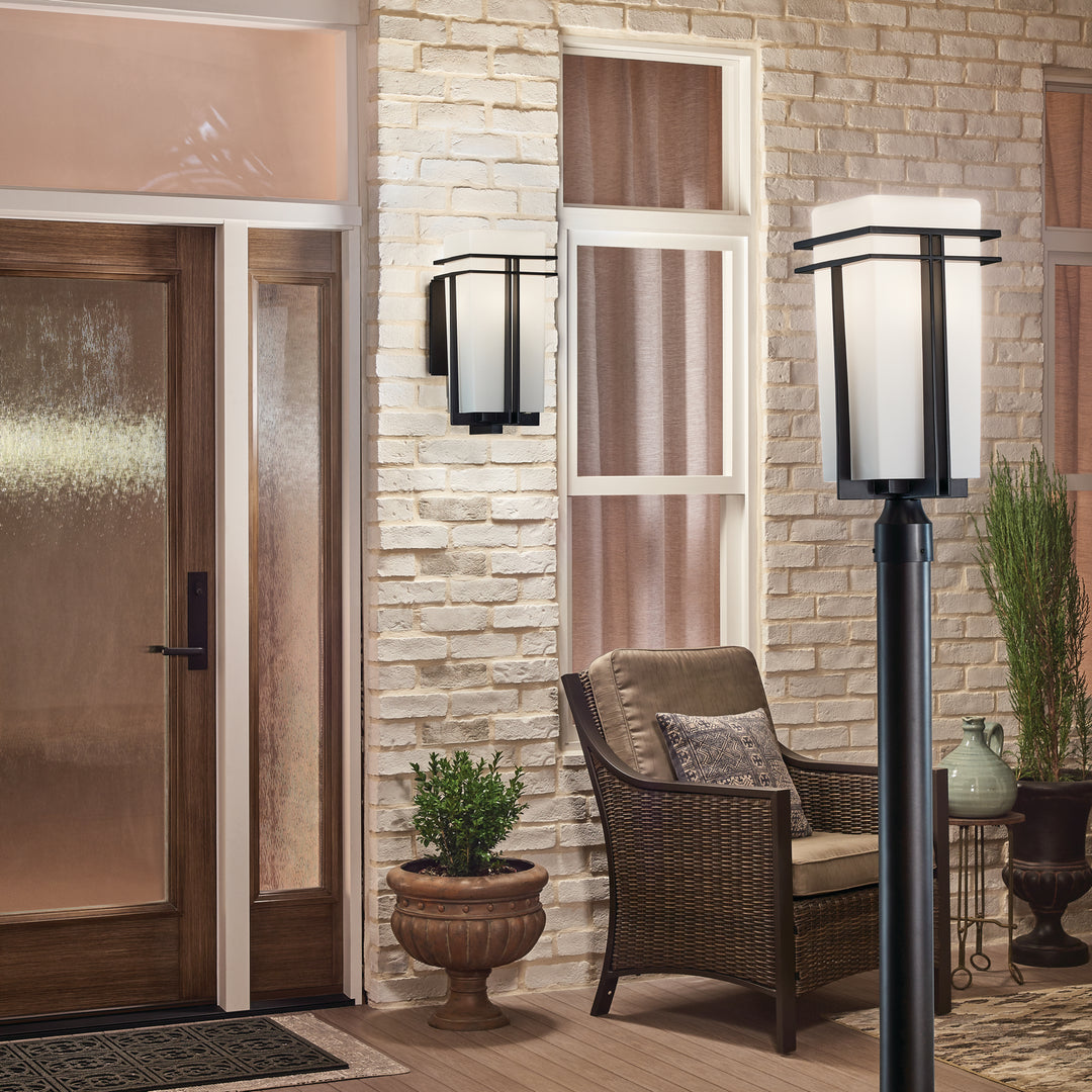 Kichler Canada - 49207BK - One Light Outdoor Post Mount - Tremillo - Black