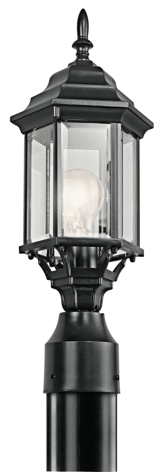 Kichler Canada - 49256BK - One Light Outdoor Post Mount - Chesapeake - Black