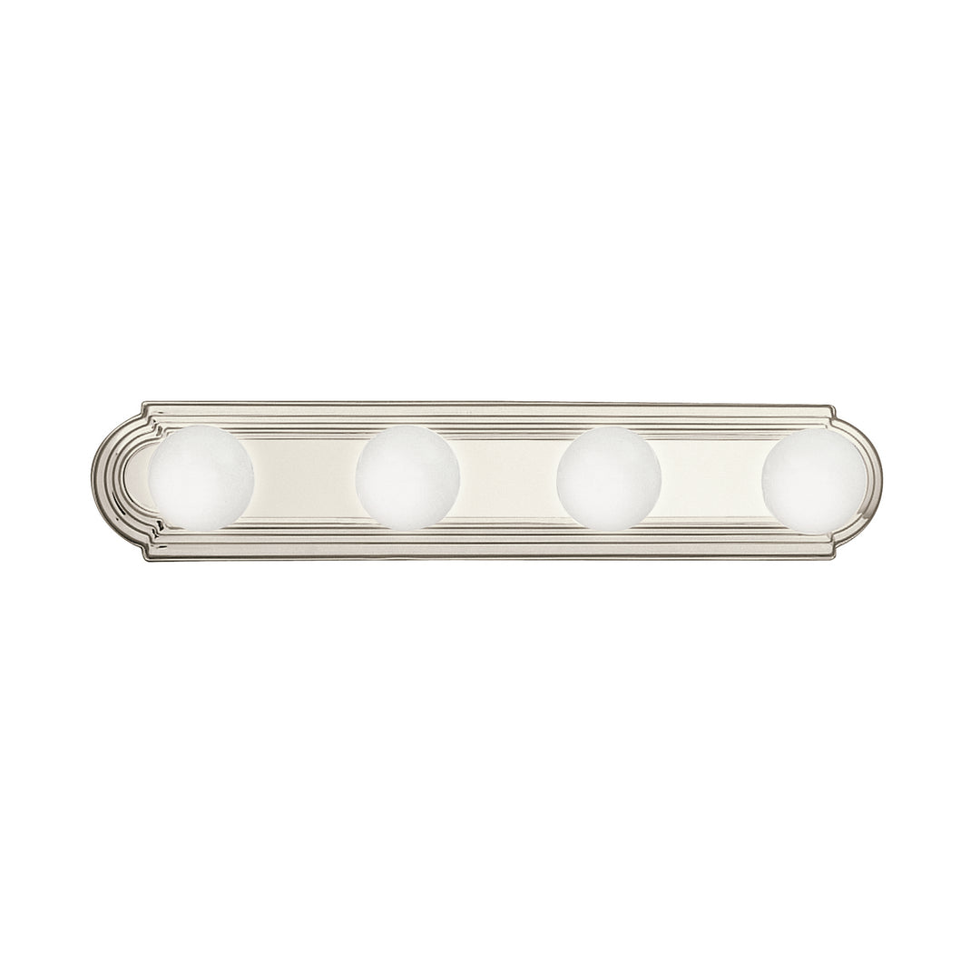 Four Light Linear Bath in Brushed Nickel - available from The Lighting Shoppe, trusted by Canadian homeowners