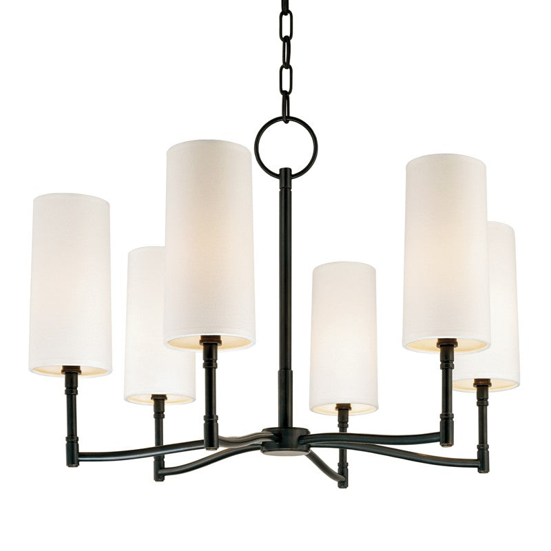 Dillon Six Light Chandelier in Old Bronze - available from The Lighting Shoppe, trusted by Canadian homeowners