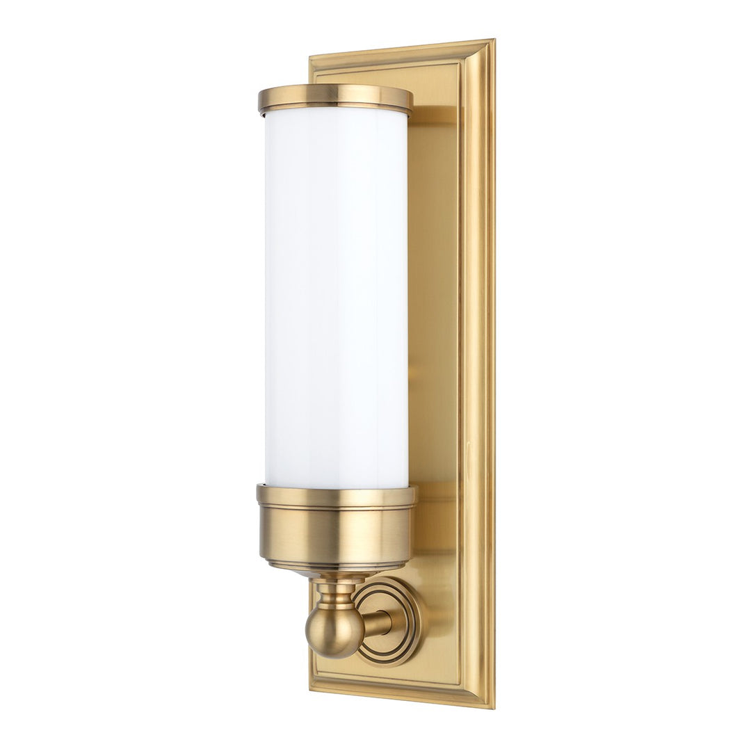 Hudson Valley Canada - 371-AGB - One Light Bath Bracket - Everett - Aged Brass